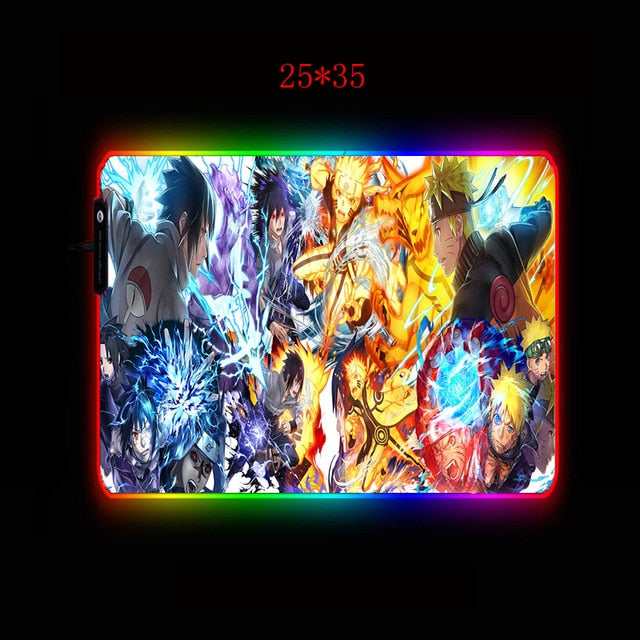 5€41 sur Tapis de souris Neway XXL RGB lumineux LHC1759 - Naruto