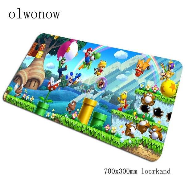 mario mouse pads locrkand pad to mouse notbook computer mousepad  70x30cm gaming mousepad gamer to keyboard laptop mouse mats