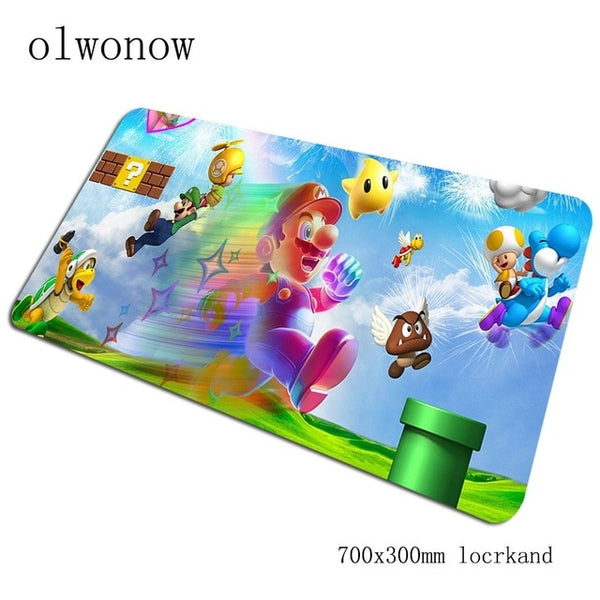 mario mouse pads locrkand pad to mouse notbook computer mousepad  70x30cm gaming mousepad gamer to keyboard laptop mouse mats