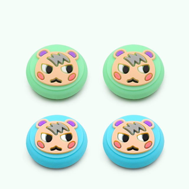 Animal Crossing Marshal Gaming Rubber Thumb stick Grip Cover for Switch Lite Joycon Controllers Switch Analog Joy Con Joystick
