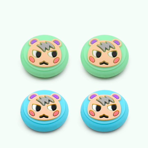 Animal Crossing Marshal Gaming Rubber Thumb stick Grip Cover for Switch Lite Joycon Controllers Switch Analog Joy Con Joystick