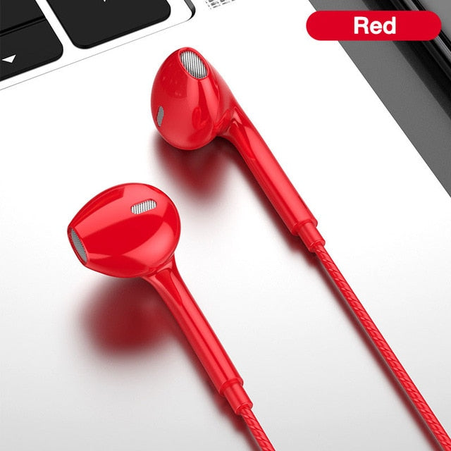 In-ear Earphone Wired Headphones  Sport Earbuds Bass Stereo Headset Gaming Headset With Microphone Music Earphones For all phone