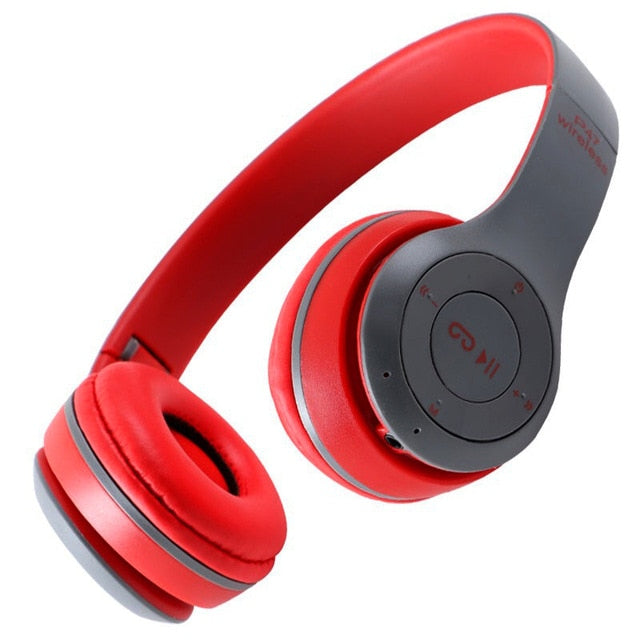 Foldable wireless bluetooth headphones