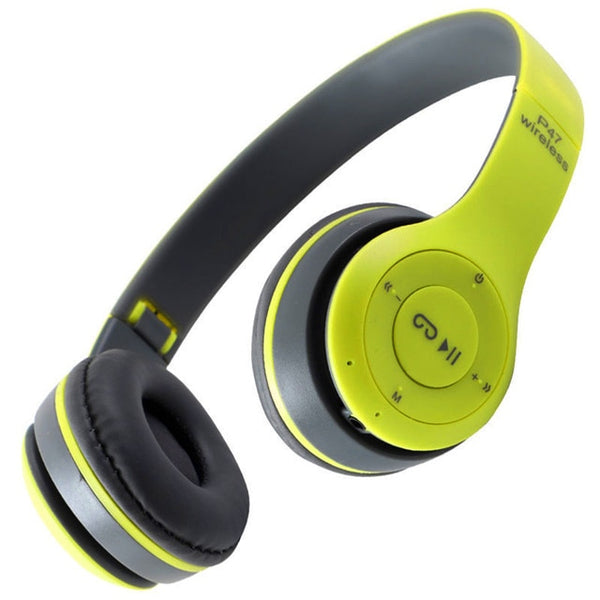 Foldable wireless bluetooth headphones