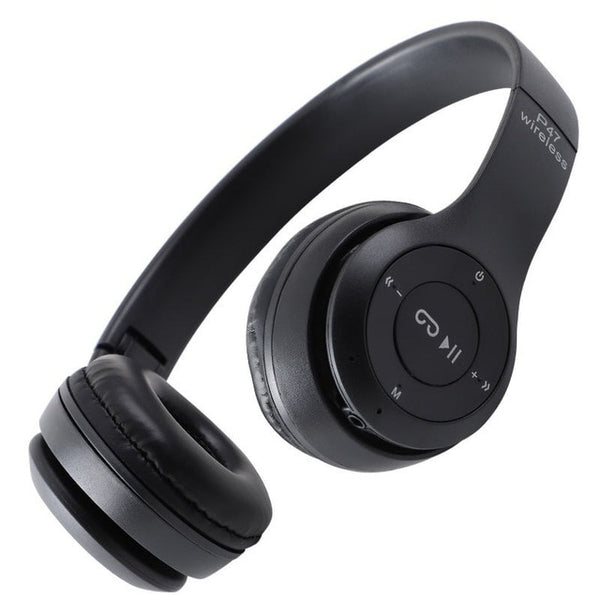 Foldable wireless bluetooth headphones