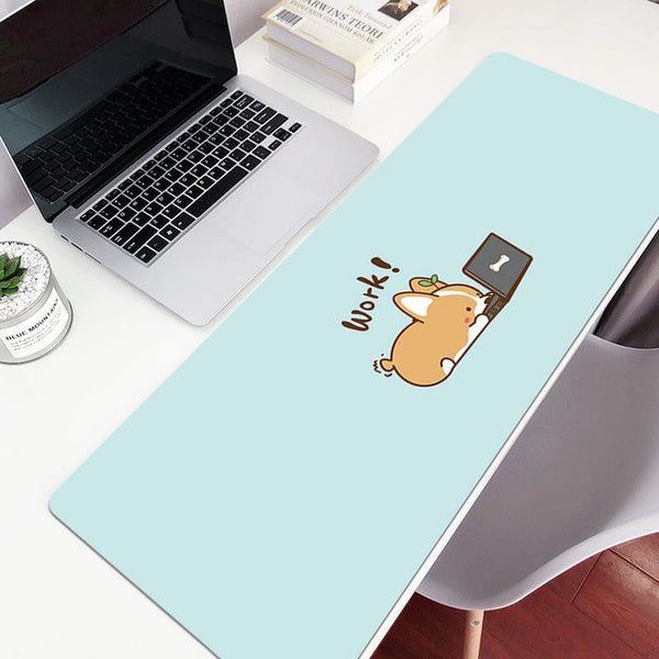 Cute Mouse Pad Comtuper Desk Mat Large XXL Mousepad Kawaii Gaming Accessoroes Laptop Gamer Keyboard MacBook Waterproof Maus Mat