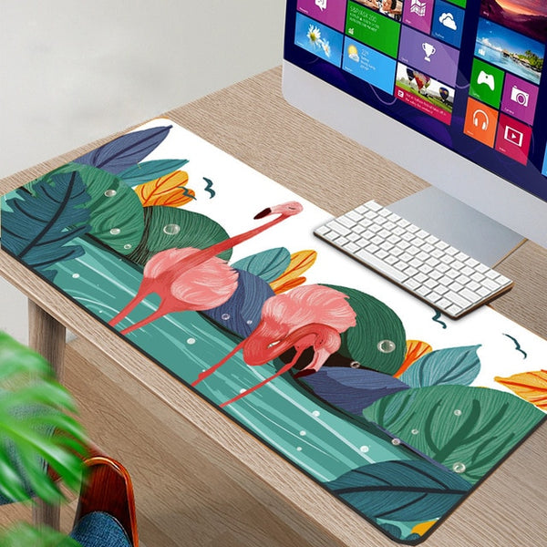 Cute Mouse Pad Comtuper Desk Mat Large XXL Mousepad Kawaii Gaming Accessoroes Laptop Gamer Keyboard MacBook Waterproof Maus Mat