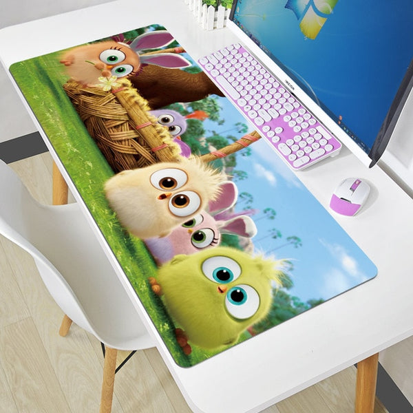 Cute Mouse Pad Comtuper Desk Mat Large XXL Mousepad Kawaii Gaming Accessoroes Laptop Gamer Keyboard MacBook Waterproof Maus Mat
