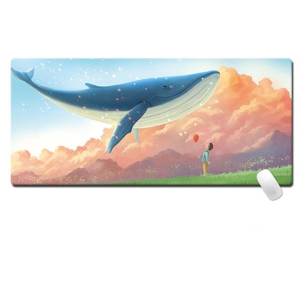 Cute Mouse Pad Comtuper Desk Mat Large XXL Mousepad Kawaii Gaming Accessoroes Laptop Gamer Keyboard MacBook Waterproof Maus Mat